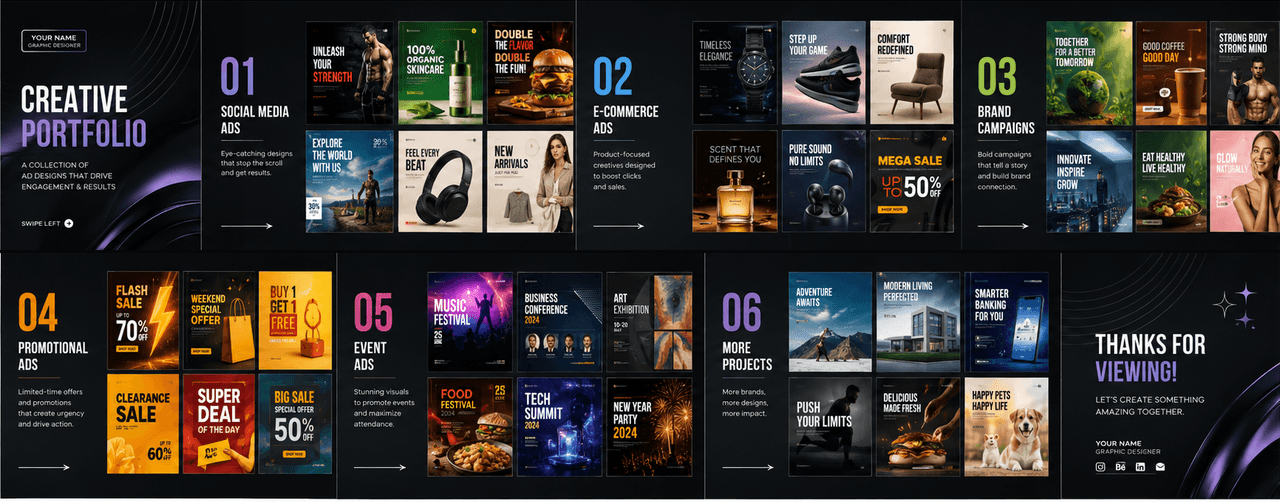Creative Portfolio - Brand & Ad Creative